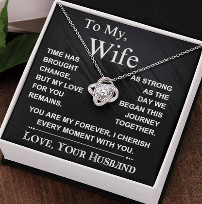 To My Wife : Love Knot Necklace